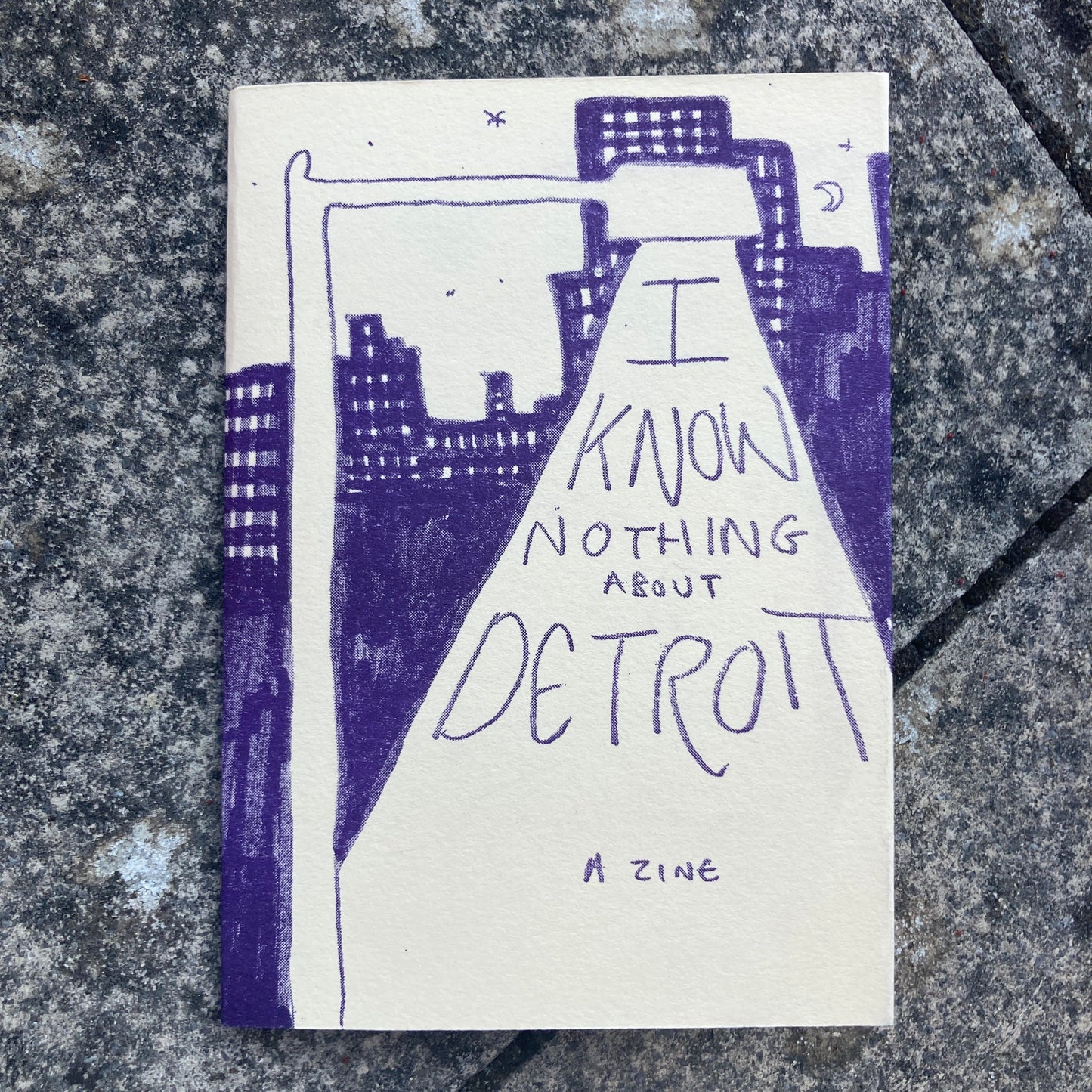 I Know Nothing About Detroit | Risograph Zine