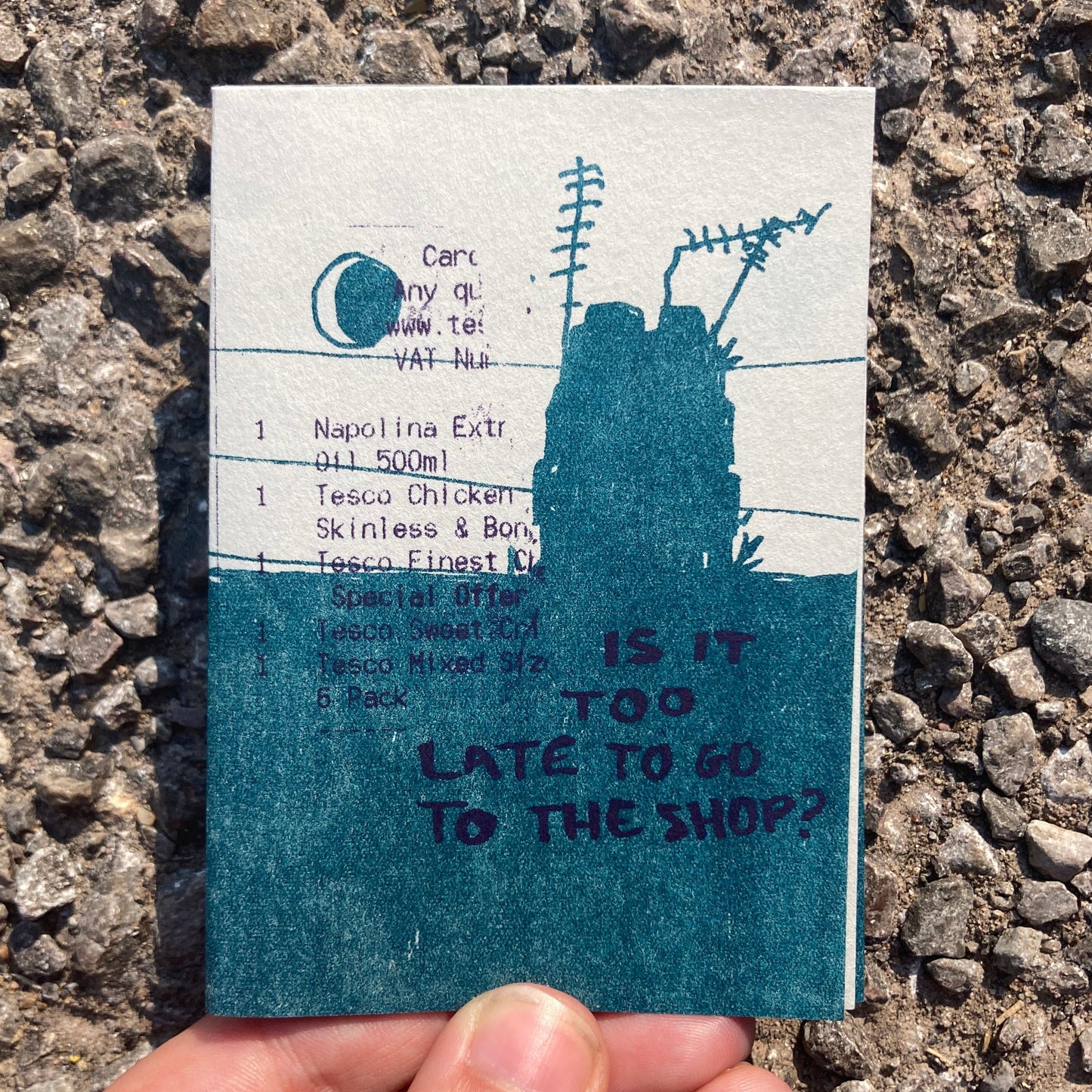 Is it too late to go the shop? | Risograph Zine